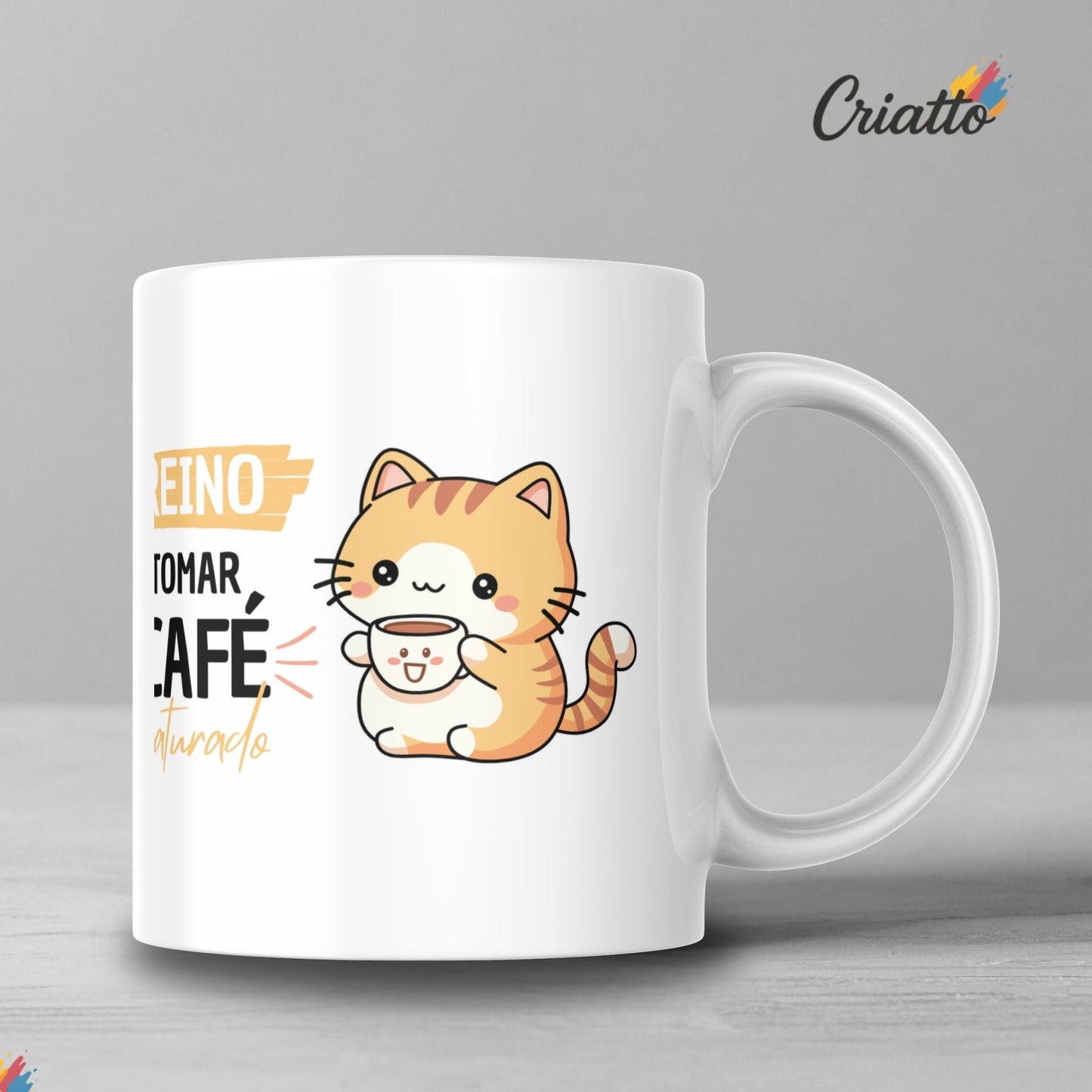 Caneca “Eu treino é pra tomar café superfaturado”